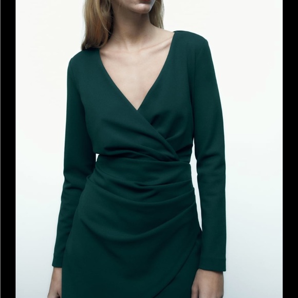 Draped dress Zara - Picture 4 of 5